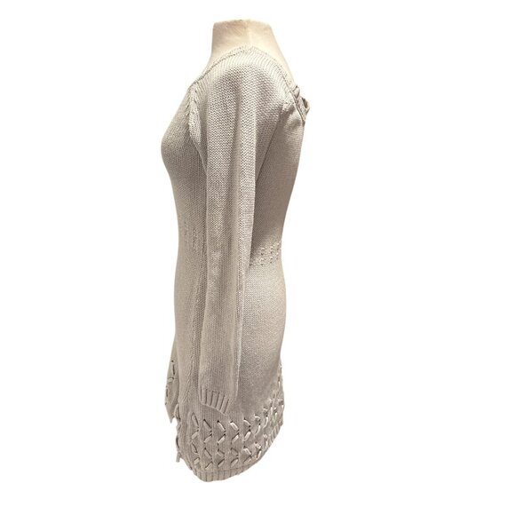 Some Days Lovin Grey Knit Sweater Dress - Picture 2 of 11